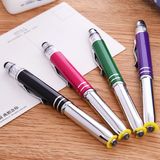 Wholesale New Three-in-One Multi-Function Crystal Metal Pen