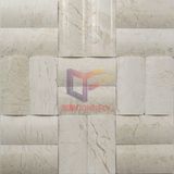 Polished Beige Beautiful Natural Pattern Marble Mosaic (CFS1057)