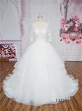 High Quality Lace Wedding Dress 2016 Big Ball Gown Prom Wedding Dress Gown