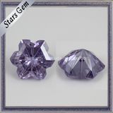 Snow Flower Fancy Cut Artificial CZ Gems for Jewelry