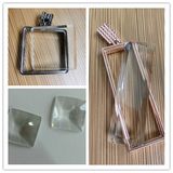 Transparent Unfoiled Back Flat Back Stones Beads