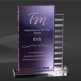 Crystal Purple Rectangle Award (T-WFZM810)