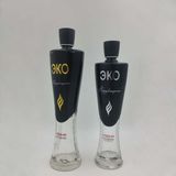 Wholesale Round Clear Vodka Bottle Wine Spirit Bottle 500/700ml