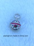 925 Silver Jingle Bell Charm with CZ