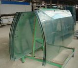 Curved Tempered Glass for Bathroom Glass/Door Glass with Certification