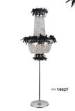High Quality Decorative Crystal/Carbon Steel/ Feather Floor Lamps (1062F)