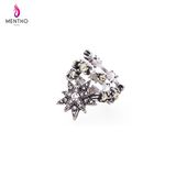 New Cheap Retro Rhinestone Studded Star Shape Finger Ring Jewelry