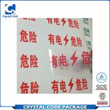 Self Adhesive Vinyl Waterproof Display Window Sticker Label