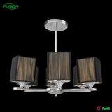 Hotel Chandelier Light with Cloth Shade