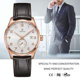 Leather Band OEM Sapphire Glass Watch Men Brand Automatic Watches72008