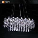 Modern Rattan Pendant Lights Clear Glass Ball Pendant Lamp Om6803