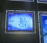 LED Backlit Acrylic Poster Frame with Finger Curved Change Posters