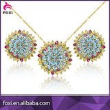 Brazil Design Women Fashion Bijoux Pizza jewelry Necklace Earring Sets