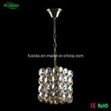 Modern White Round Square Crystal One Light Pendant Light for Wedding Decoration