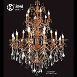 Brass Candle Indoor Crystal Chandelier (AQ1873/24)