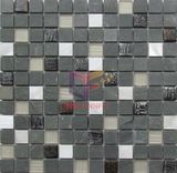 Mix Color Glass with Marble Mosaic (CS231)
