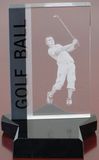 Golf Star Medals--Black