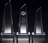 Optical Bevel Crystal Trophy