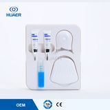 Peroxide Free Dental Bleaching Kit Blue LED Whitening Lamp