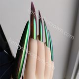 Crystal Chameleon Chrome Mirror Nail Polish Pearlescent Pigment