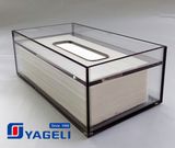 Custom Clear Acrylic Tissue Dispenser Box for Bathroom