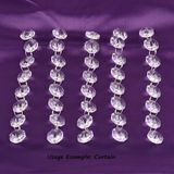 Crystal Glass Octagonal Bead 14mm for Chandelier Decoration