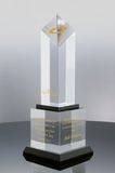 Denali Tower Crystal Award Trophies (#5759, #5759BL, #5759RD)