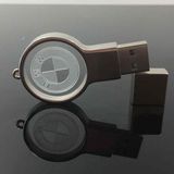 New Model! Round Shape Crystal USB Flash Drive with Custom Logo Engraved 3D Inside 4GB 8GB 16GB