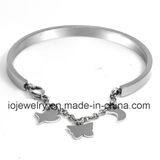 Mirror Polishing Charms Bracelet Bangle