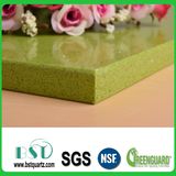 Green Sparkle Crystal Quartz Stone Slab