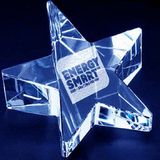 K9 Star Shape Crystal Paperweight for Office Decoration