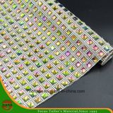 New Design Heat Transfer Adhesive Crystal Resin Rhinestone Mesh (HS17-21)