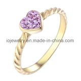 Simple Heart Shape Ring Stainless Steel
