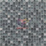 Grey Marble with Glass Mosaic Tiles (CS221)