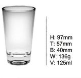 Excellent Quality Machine Made Glass Cups for Restaurant/Hotel/Pub Sdy-F0019