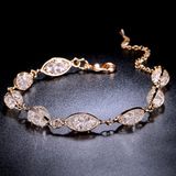 Costume Jewelry Charm Crystal Alloy Stainless Steel Bangle Bracelet