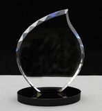 Popular Etched Glass Trophy Craft, Glass Prize Plaque Hot Selling