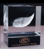 Souvenir Gifts Crystal 3D Laser Engarving Building Model