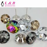 2017 Shank Crystal Glass Metal Button