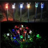 2018 Colorful Crystal Transparent Solar Lawn Light LED Solar Garden Light