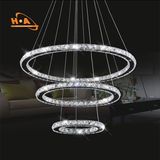 3 Round Rings LED Chandelier Lighting Modern with Dimmable