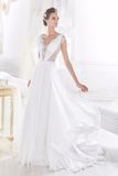 Chiffon Lace Beach Wedding Dress