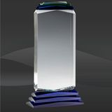 Green Top Sprinkle Crystal Award (T-WFCN510)