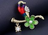 Spring Best Seller Beautiful Women Rhinestone Brooch