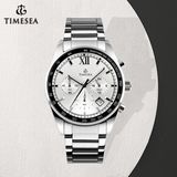 Multifunction Swiss Movement Sport Men Wrist Watches Stainless Steel Analog Watch 72795
