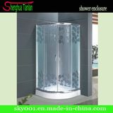 Quadrant Painted Tempered Fiberglass Enslosured Shower Door (TL-527)