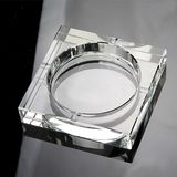 Cheap Crystal Ashtray, Square Glass Ashtray for Decoration (KS13028)