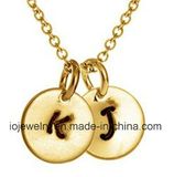 Initial Letter Charm Fashion Necklace