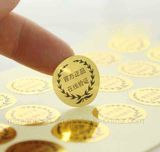 Matt Gold Personalized Custom Vinyl Adhesive Print Stickers Factory