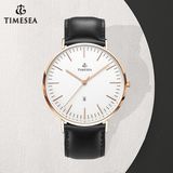 Japan Movt. Stainless Steel Classical Leather Band Men Watch, Slim Dw Style Watches 72644